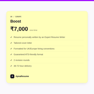Boost (UK/Europe)